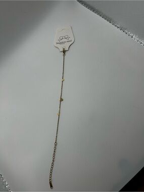 Gold Heart Anklet Stainless Steel Dainty Minimalist Jewelry